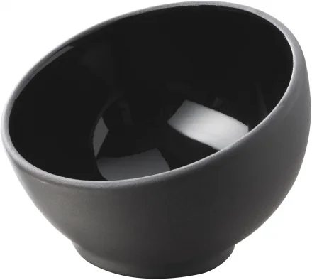 Miseczka asymetryczna poj. 40 ml czarna SOLID - REVOL