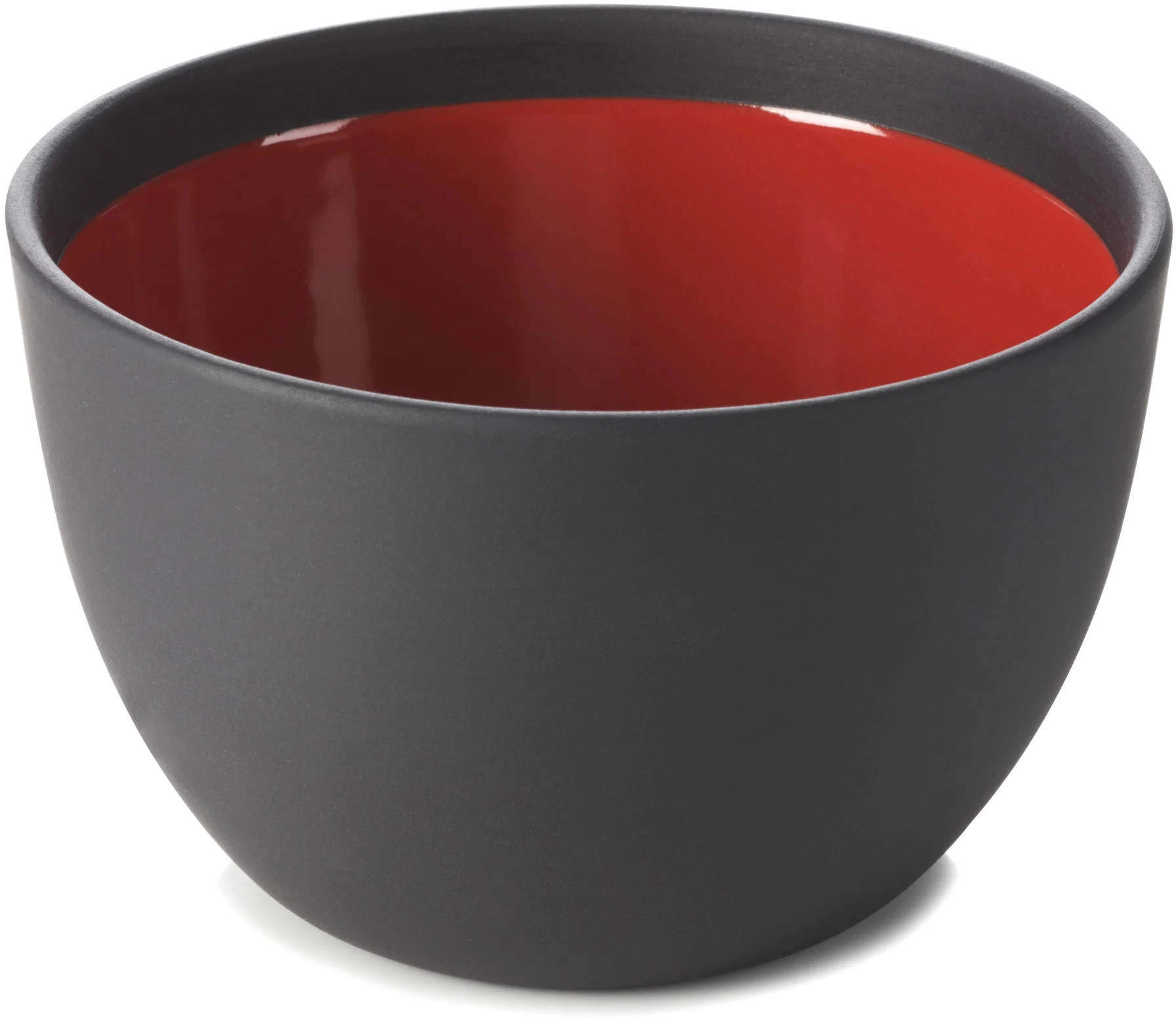 Miska mała 11 cm czerwono-czarna SOLID - REVOL