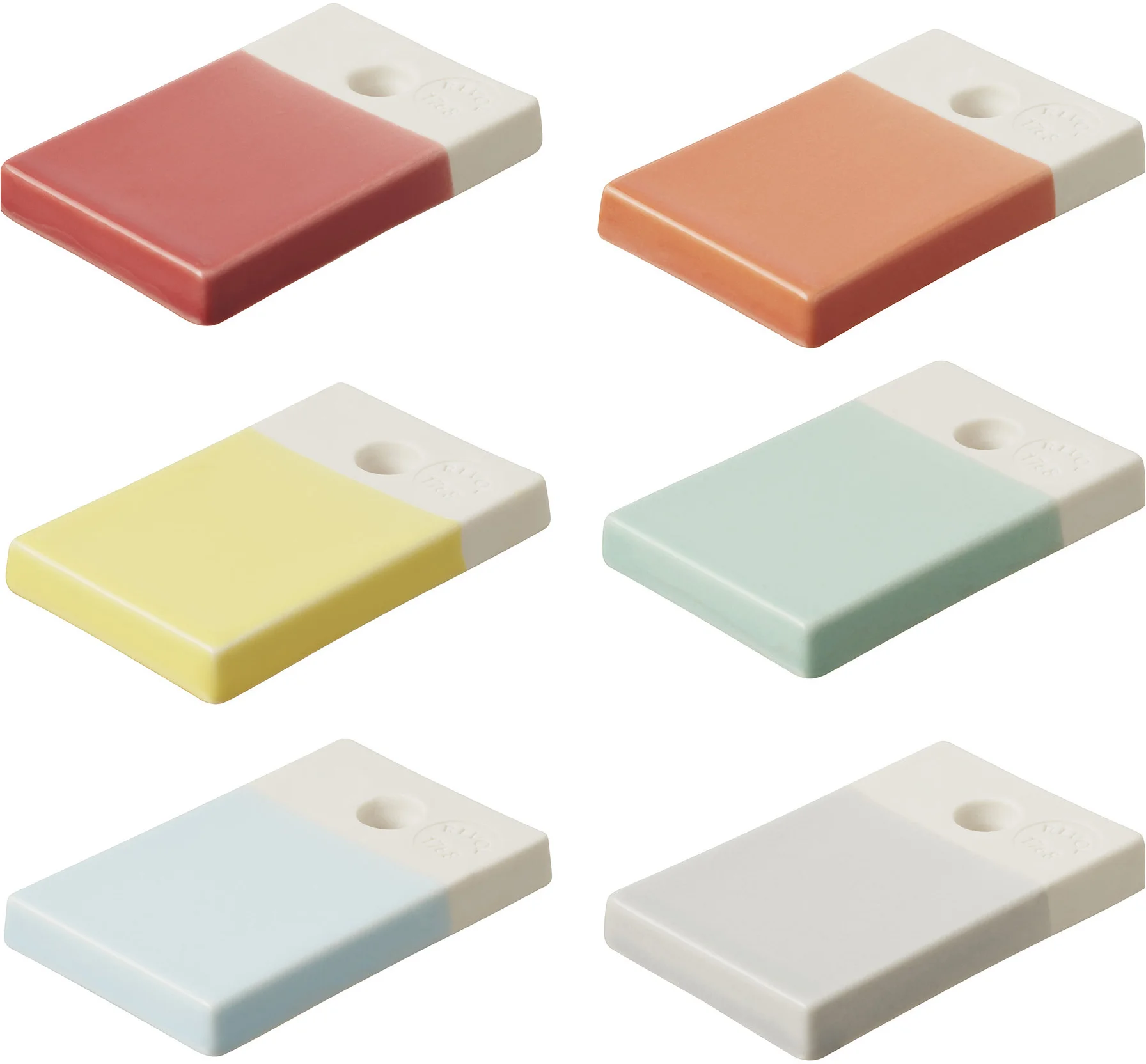 Zestaw 6 tacek 7 x 4,5 cm COLOR LAB - REVOL