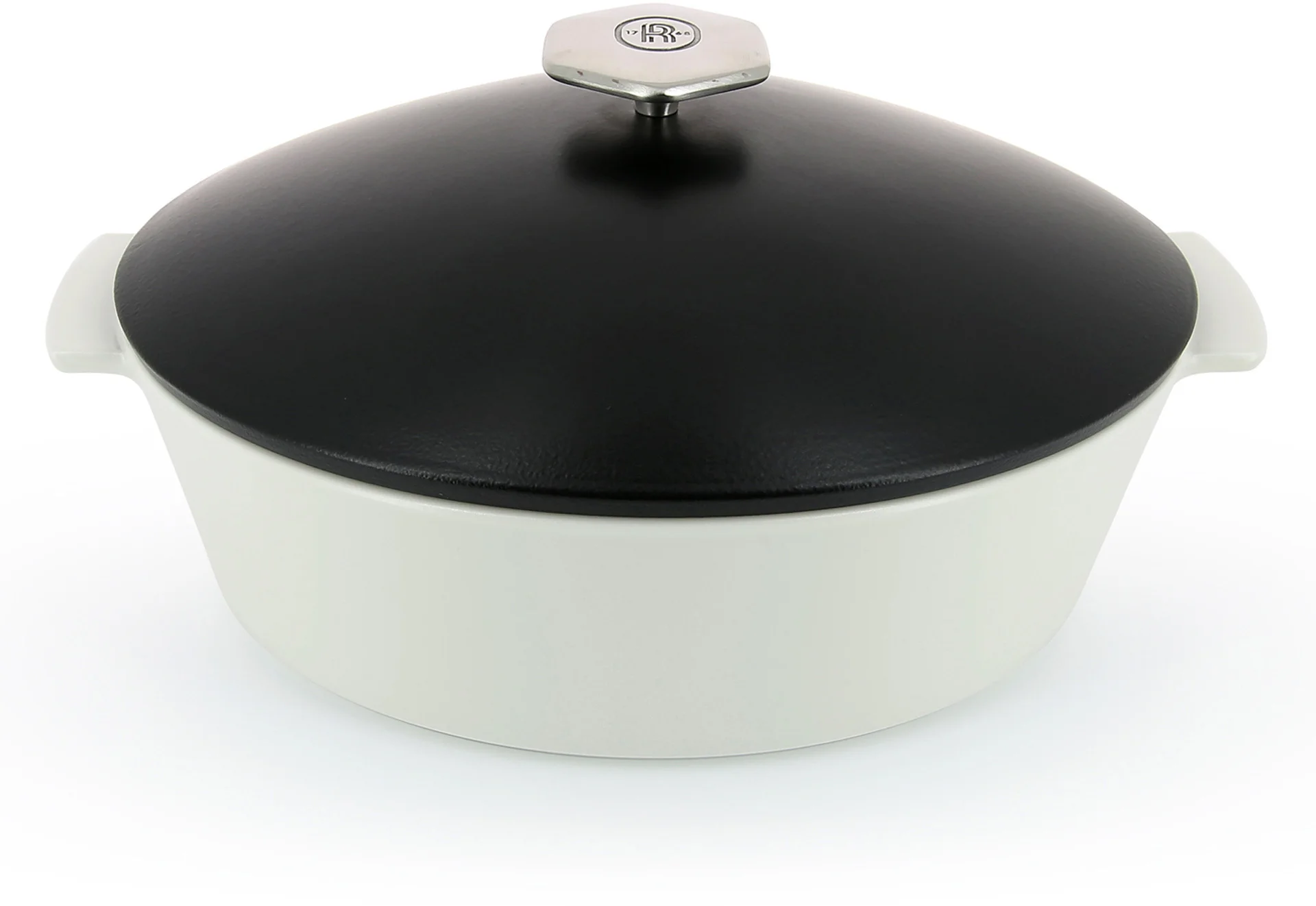 Garnek owalny z pokrywką 3,5 l Satin black REVOLUTION 2 - REVOL