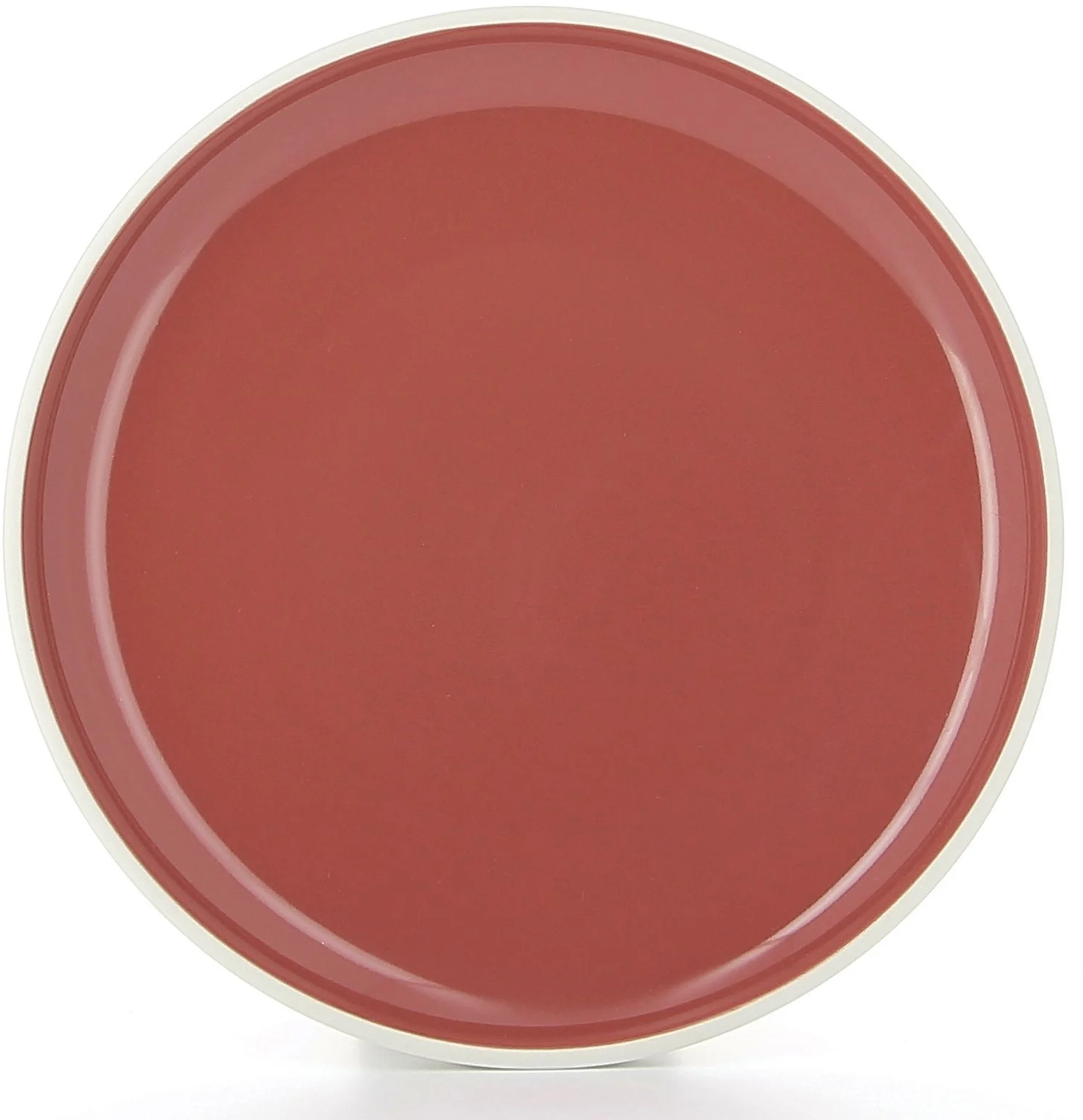 Talerz okrągły płaski 25 cm czerwony COLOR LAB - REVOL
