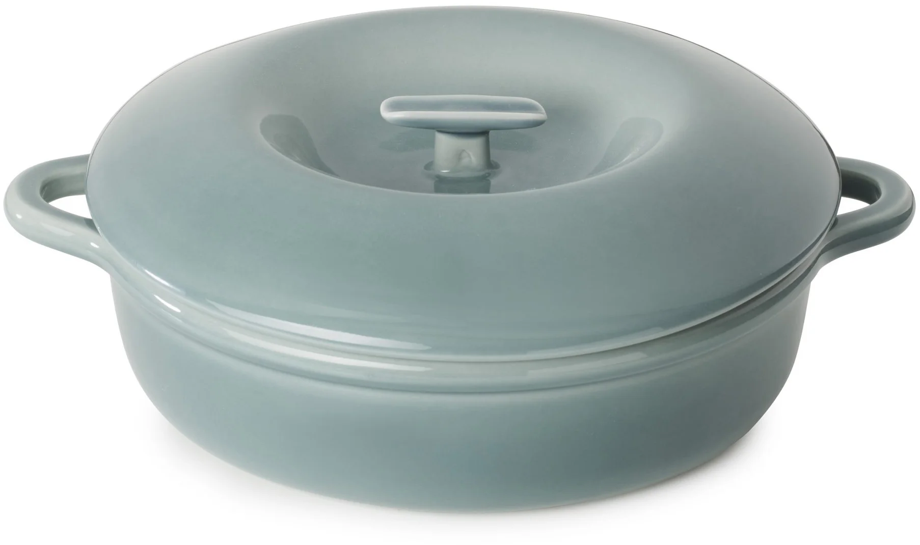 Podgrzewacz porcelanowy z pokrywką szary,  3,5 l BOMBANCE - REVOL