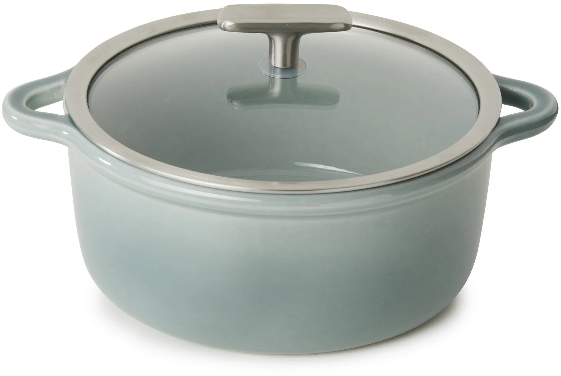 Podgrzewacz porcelanowy ze szklaną pokrywą szary,  2,5 l BOMBANCE - REVOL