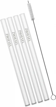 Rurki szklane 4 szt. dł. 15 cm ze szczoteczką - SCHOTT ZWIESEL