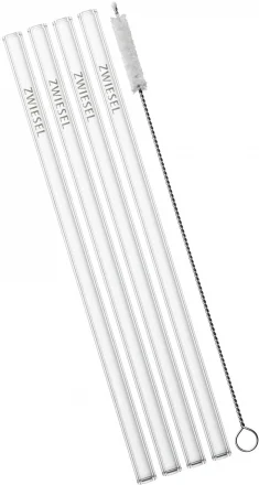Rurki szklane 4 szt. dł. 21 cm ze szczoteczką - SCHOTT ZWIESEL