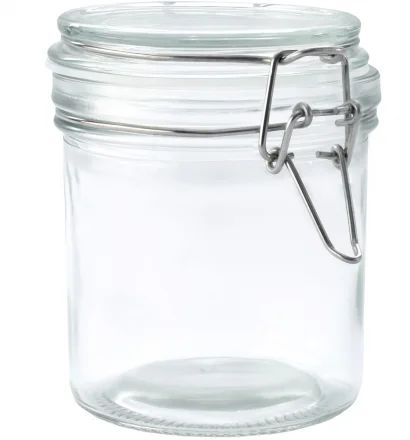Słoik z klamrą, cylinder, 250 ml (kpl. 4 szt)