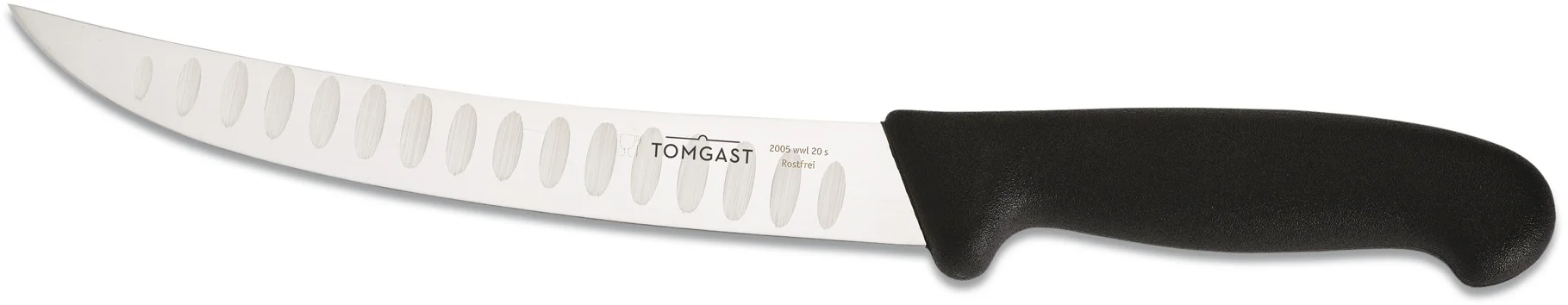 Nóż masarski 20 cm, czarny - TOMGAST