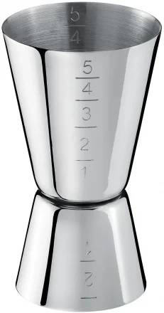 Miarka do alkoholu 20 - 40 ml stalowa - BAREQ