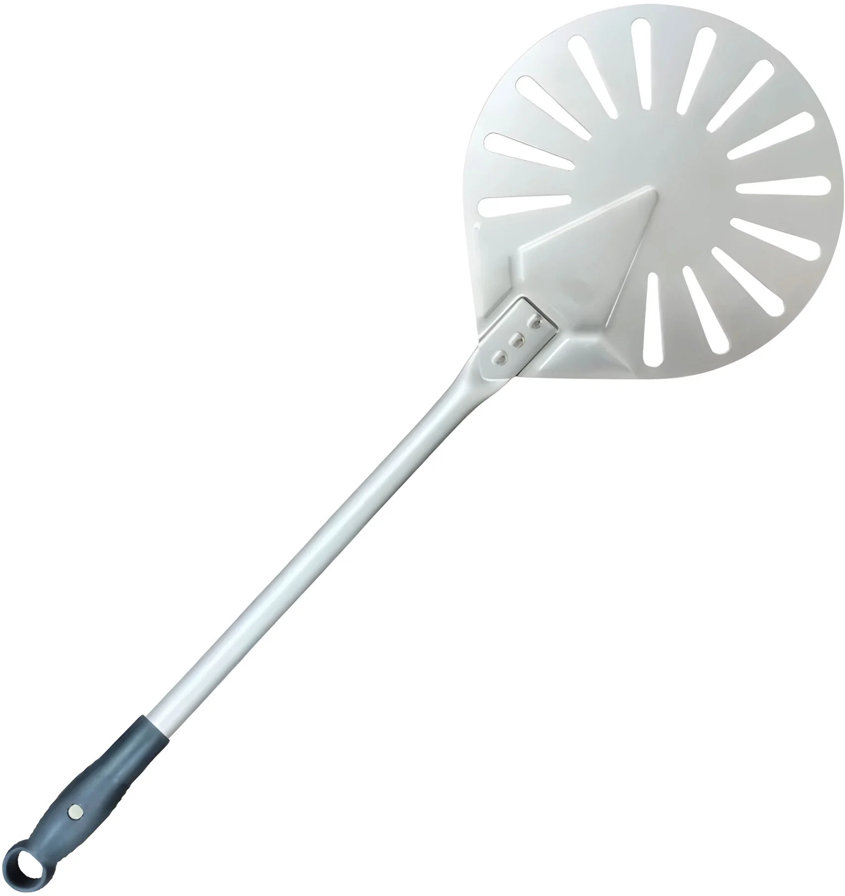 Łopata do pizzy okrągła, perforowana - dł. 53 cm