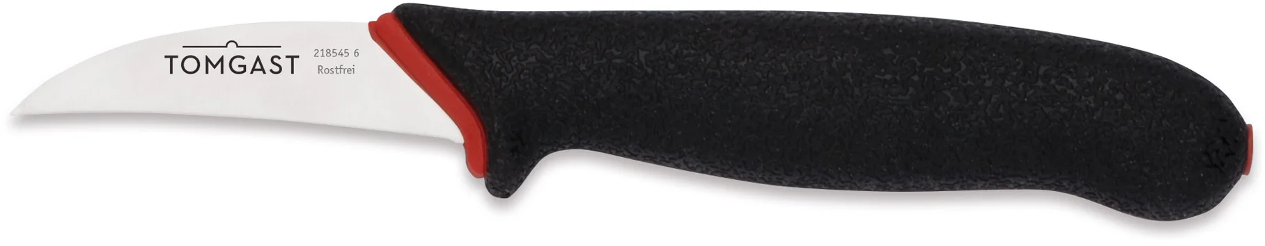 Nóż do oczkowania dł. 6 cm, czarny - TOMGAST