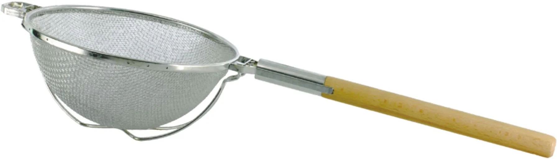 Sito z siatką i uchwytem drewnianym śr. 35 cm