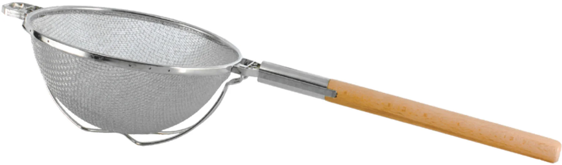Sito z siatką i uchwytem drewnianym śr. 30 cm