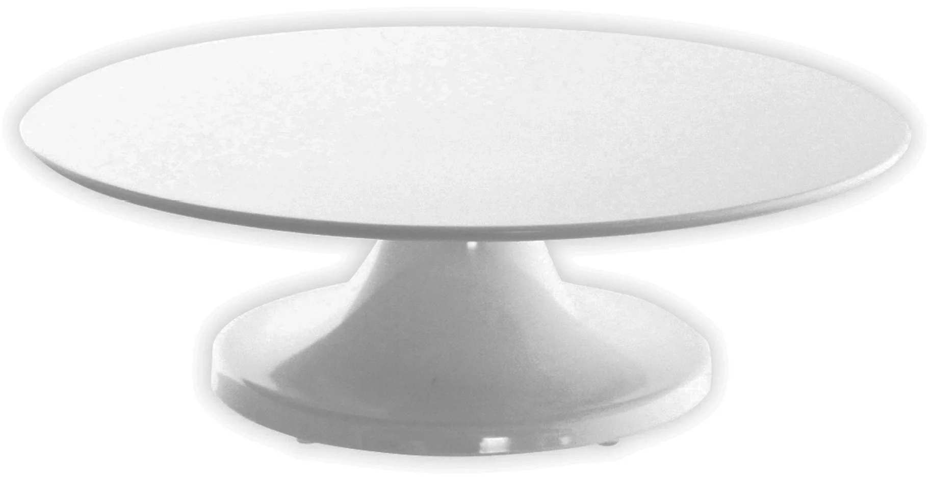 Patera z melaminy śr. 32 cm biała