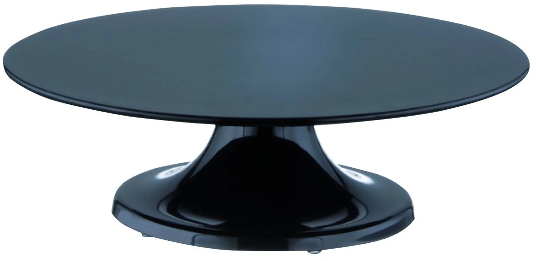 Patera z melaminy śr. 32 cm czarna