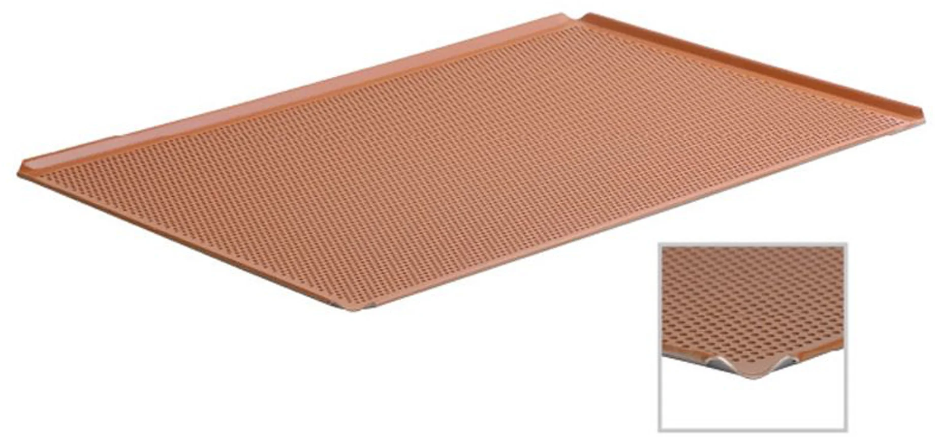 Blacha do pieczenia perforowana z powłoką silikonową dł. 60 cm