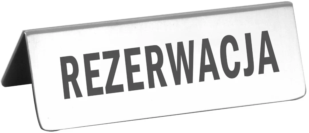 Tabliczka REZERWACJA