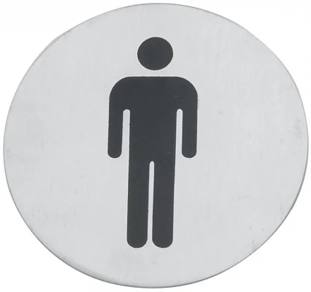 Tabliczka na WC - Mężczyźni
