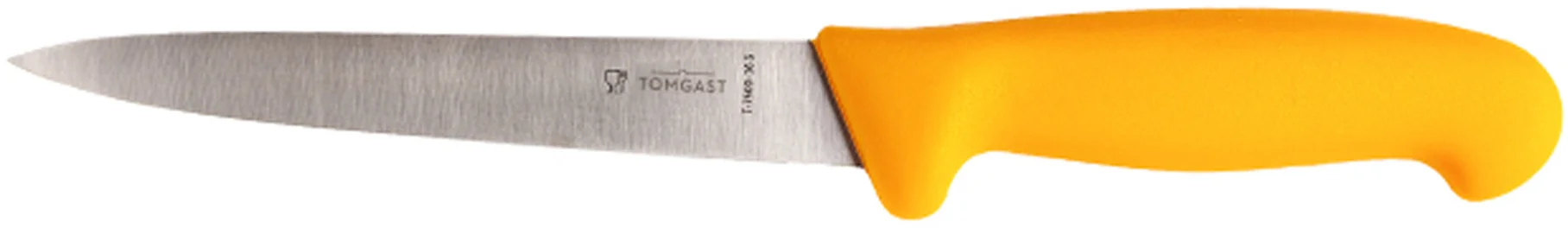 Nóż do filetowania - giętki dł. 16 cm żółty - TOMGAST