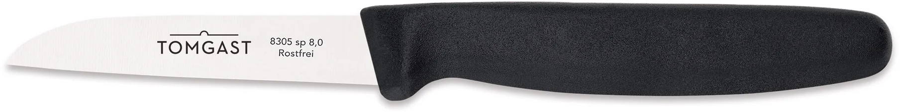 Nóż uniwersalny 8 cm, czarny - TOMGAST