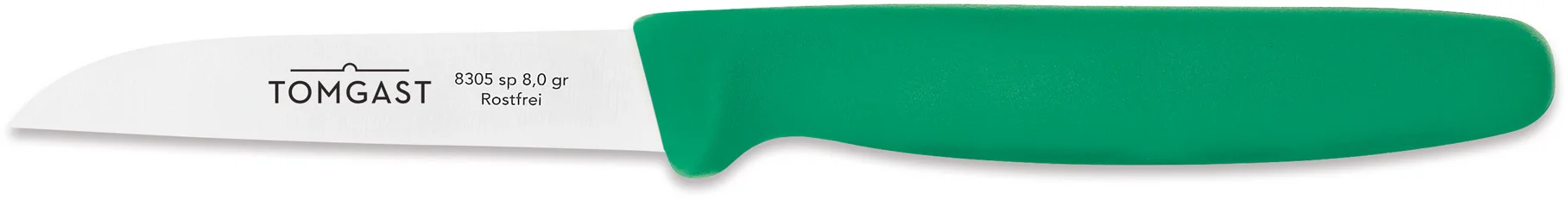 Nóż do warzyw 8 cm, zielony - TOMGAST