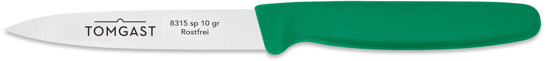 Nóż uniwersalny 10 cm, zielony - TOMGAST