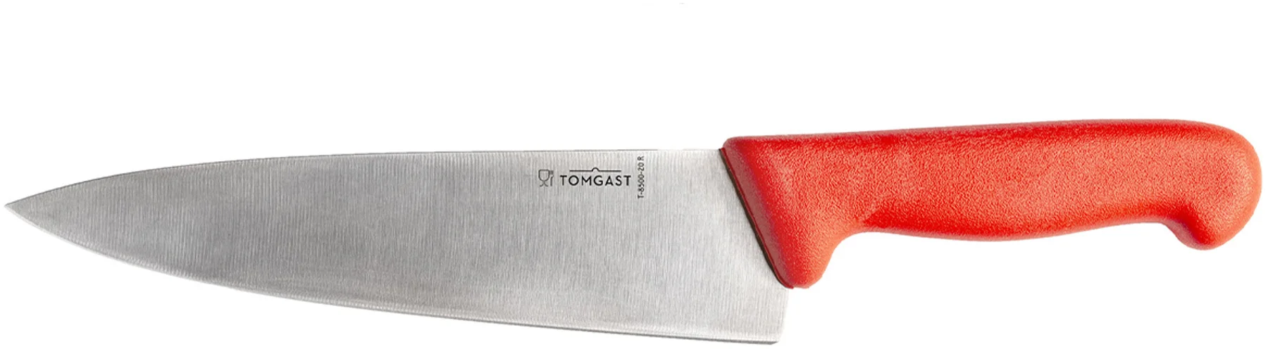 Nóż szefa kuchni dł. 26 cm czerwony - TOMGAST
