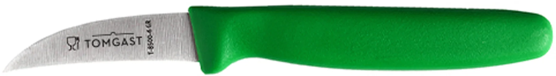 Nóż do oczkowania dł. 6 cm zielony - TOMGAST