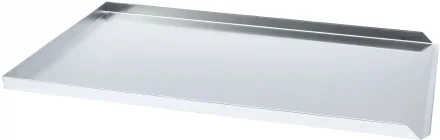 Blacha cukiernicza - srebrna 3 ranty 60 x 40 cm