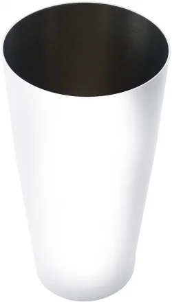 Shaker bostoński - obciążony 0,8 l biały - BAREQ