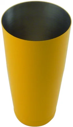 Shaker bostoński - obciążony 0,8 l żółty - BAREQ