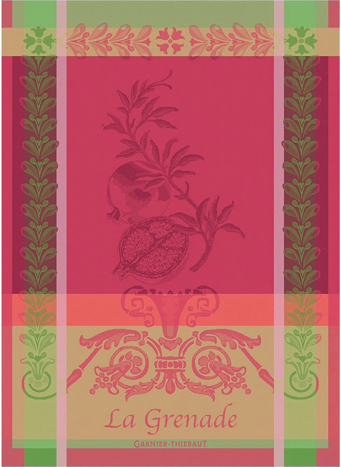 Ręcznik kuchenny GRENADE ROSE 56 x 77 cm - GARNIER THIEBAUT
