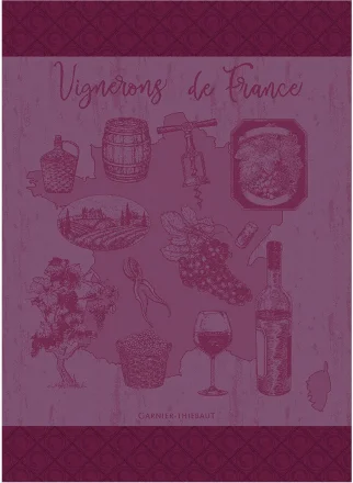 Ręcznik kuchenny VIGNERON DE FRANCE MUSCAT 56 x 77 cm - GARNIER THIEBAUT