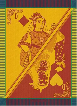 Ręcznik kuchenny CARTE REINE FESTIVAL 56 x 77 cm - GARNIER THIEBAUT