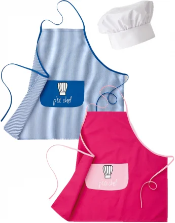 Fartuch dziecięcy, różowy KID-PACK - ROBUR