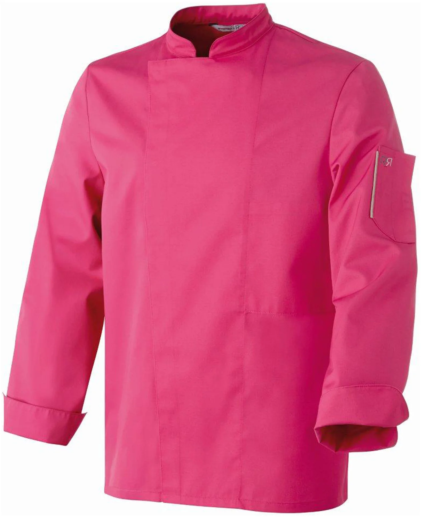 Bluza kucharska fuksja, długi rękaw rozm. XS NERO - ROBUR