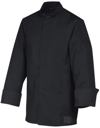 Bluza kucharska czarna, długi rękaw rozm. L SIAKA - ROBUR