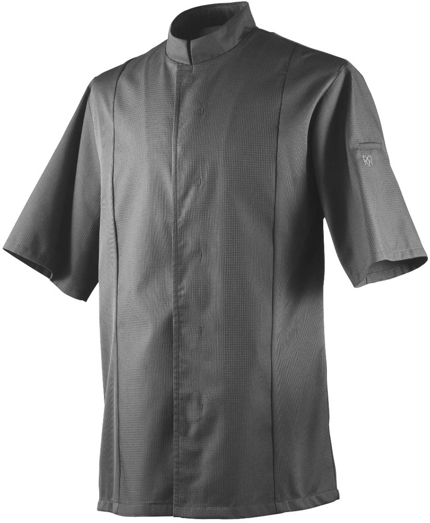 Bluza kucharska krótki rękaw szara rozm. S SIAKA - ROBUR