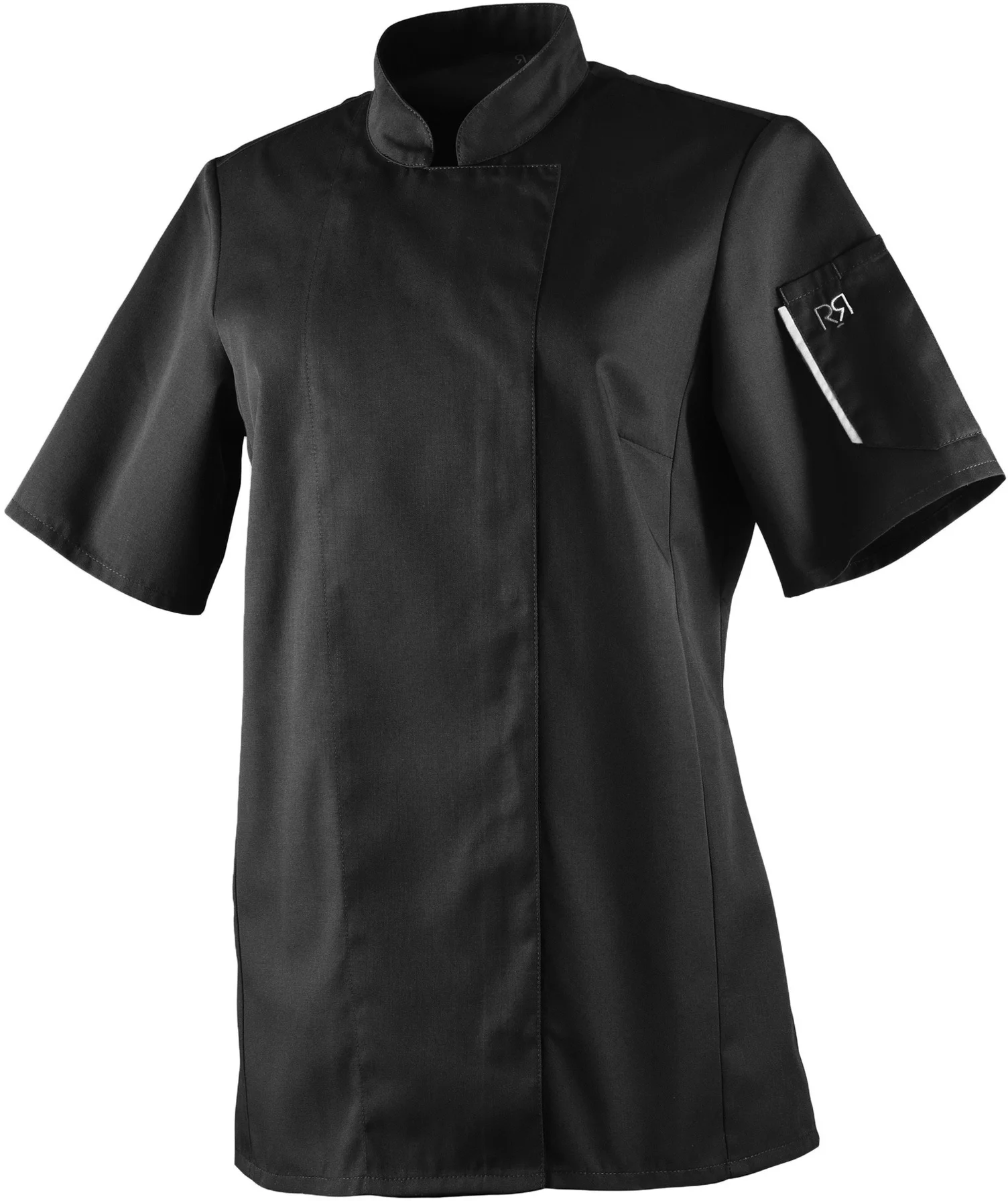 Bluza kucharska czarna, krótki rękaw, rozm. XS UNERA - ROBUR