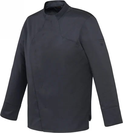 Bluza kucharska czarna, długi rękaw rozm. XS VADOR - ROBUR