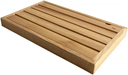 Deska dębowa do krojenia pieczywa wys. 6,5 cm GN 1/1 TROPOS - VERLO