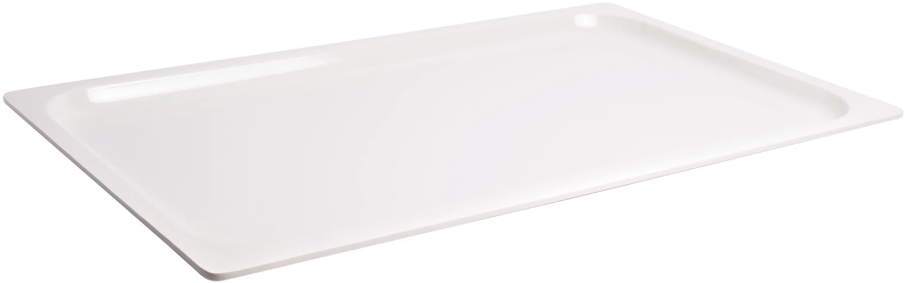 Taca GN 1/1 wys. 2 cm z melaminy biały - VERLO