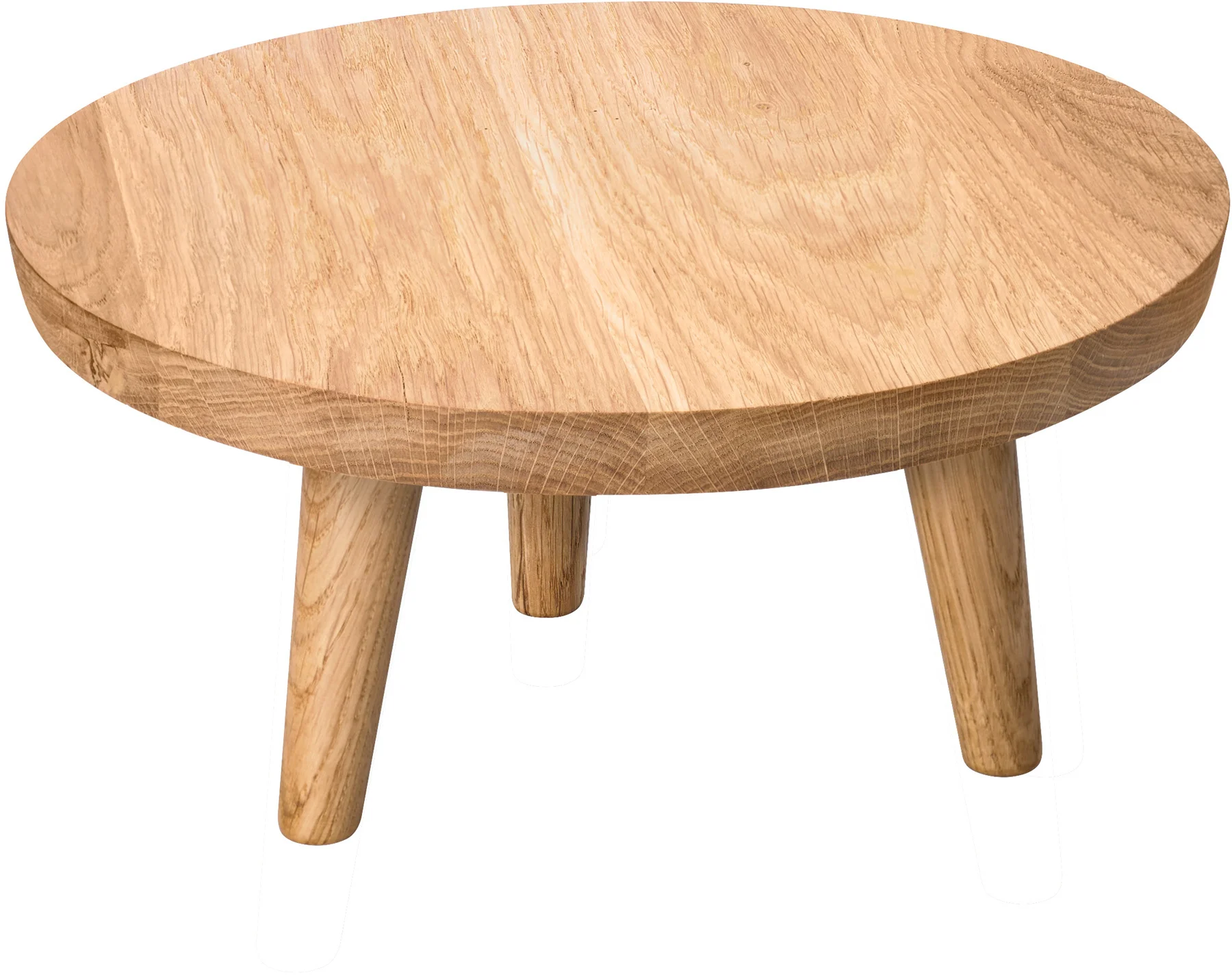 Podstawa dębowa okrągła niska, śr. 28 cm SIMPLE - VERLO