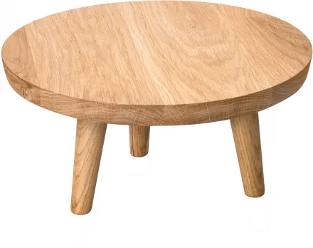 Podstawa dębowa okrągła niska, śr. 28 cm SIMPLE - VERLO