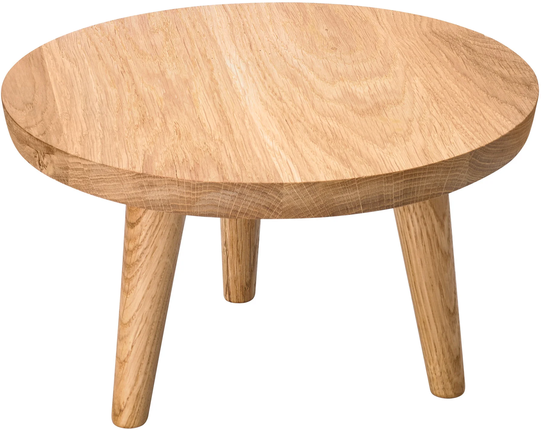 Podstawa dębowa okrągła wysoka, śr. 28 cm EGZOS - VERLO