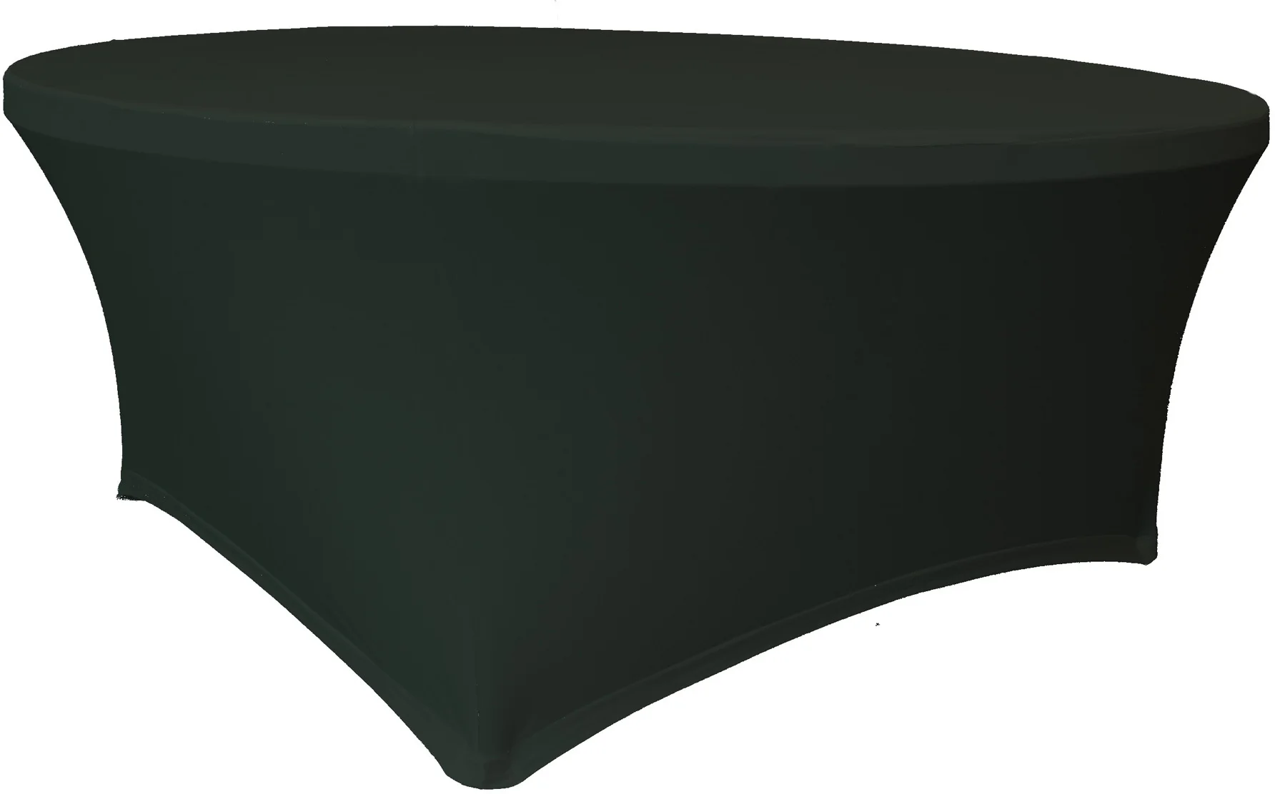 Pokrowiec na stół okrągły śr. 180,3 cm czarny - VERLO