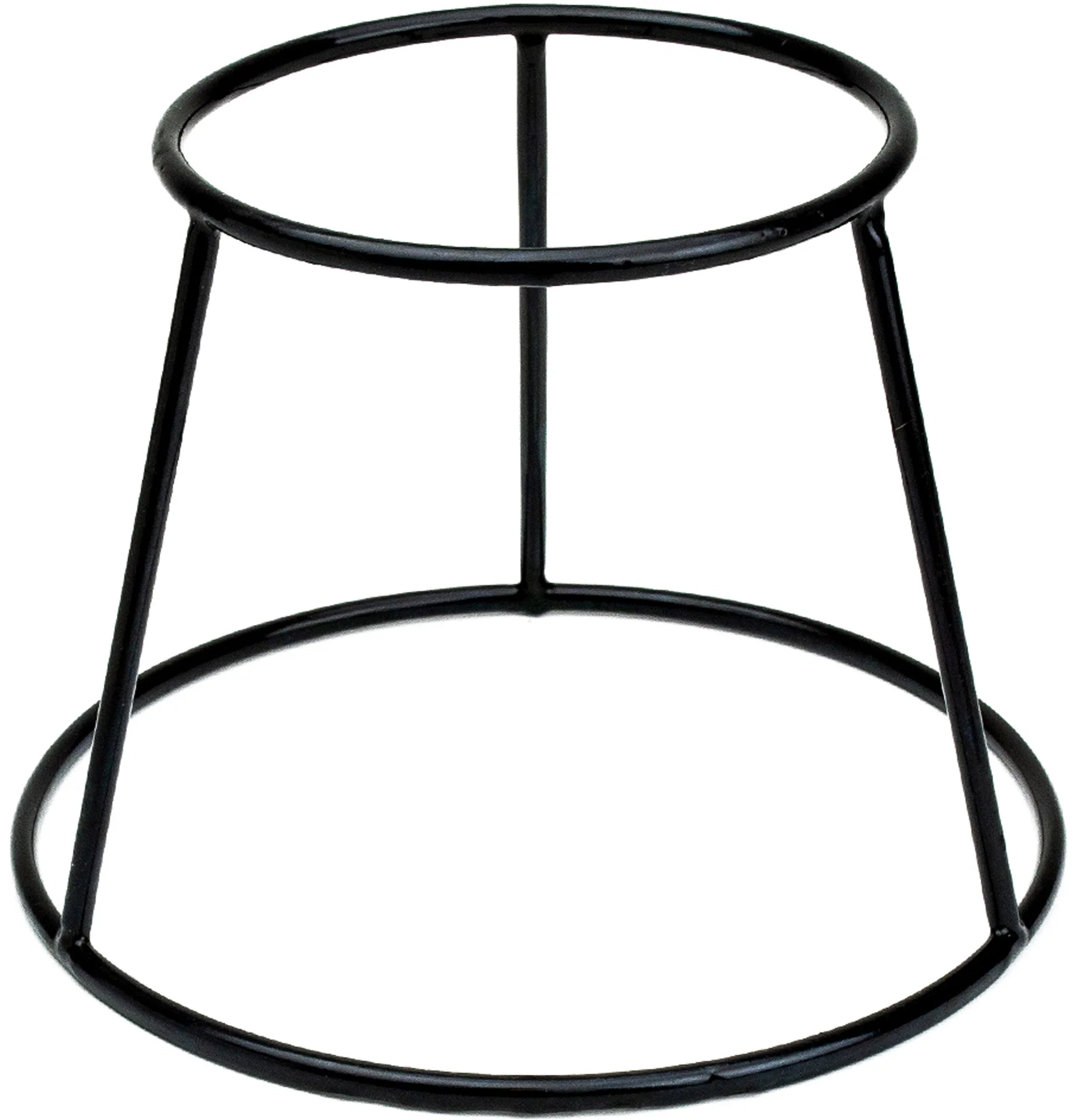 Podstawa bufetowa okrągła wys. 15 cm czarna - VERLO
