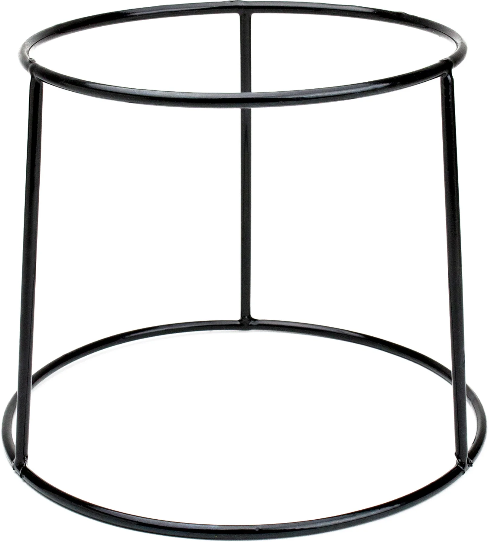 Podstawa bufetowa okrągła wys. 20 cm czarna - VERLO