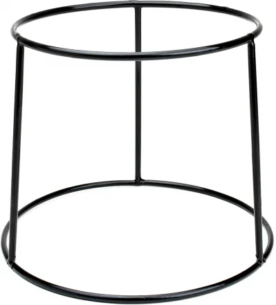 Podstawa bufetowa okrągła wys. 20 cm czarna - VERLO