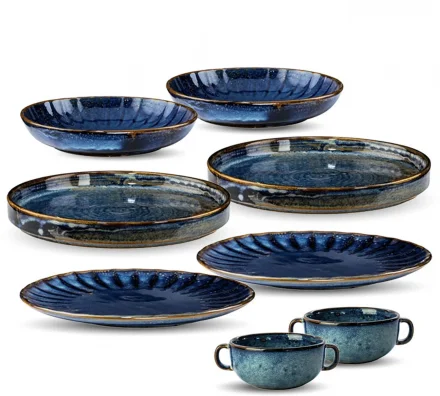 Zestaw premium obiadowy DEEP BLUE - VERLO