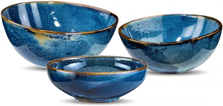 Zestaw misek podstawowy DEEP BLUE - VERLO